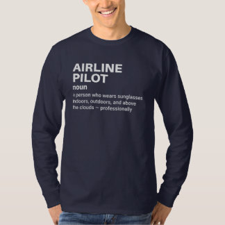T-shirt voor Humor van piloten