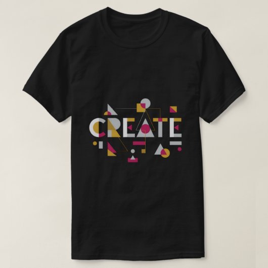 T-shirt voor iedereen, met moderne prints. (Design voorkant)