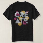 T-shirt voor iedereen, met moderne prints. (Design achterkant)