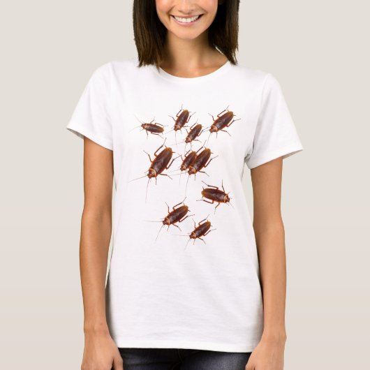 T-shirt voor insecten en kakkerlakken (Voorkant)