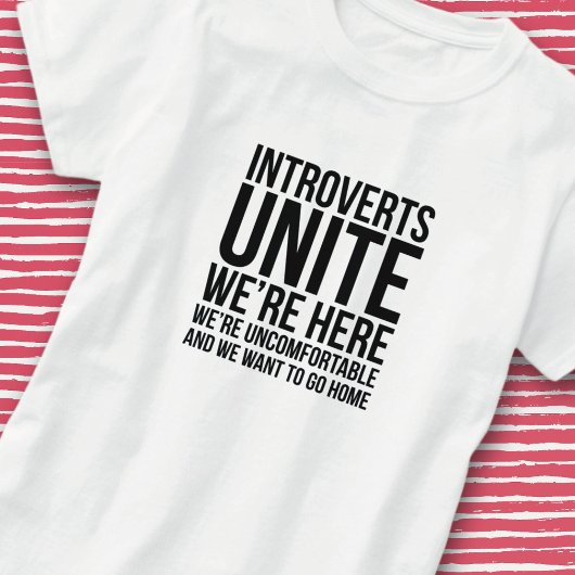 T-shirt voor introverte mensen