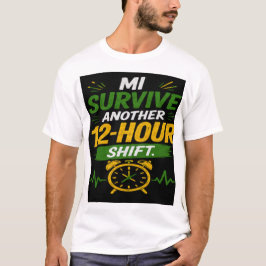T-shirt voor Jamaicaanse CNA's/Nurse met 12-uursdi