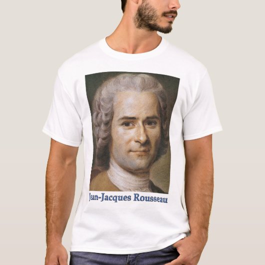 T-shirt voor Jean-Jaques Rousseau & Liberty (Voorkant)