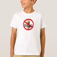 T-shirt voor jongen met pinda-allergie