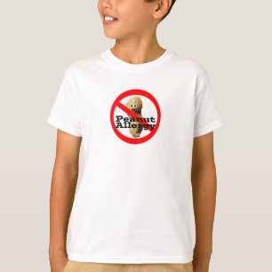 T-shirt voor jongen met pinda-allergie