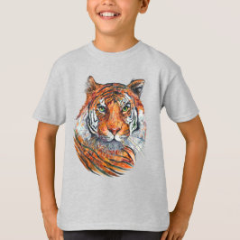 T-shirt voor jongen WILD TIGER