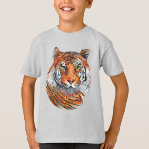 T-shirt voor jongen WILD TIGER