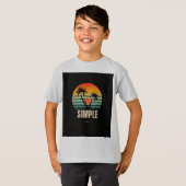 T-shirt voor jongens (Voorkant volledig)