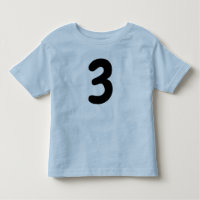 T-shirt voor jongens, leeftijd 3, blauw