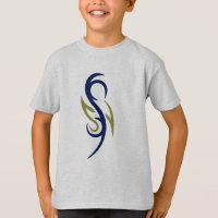 T-Shirt voor Jongens met Stam Vlam Symbool