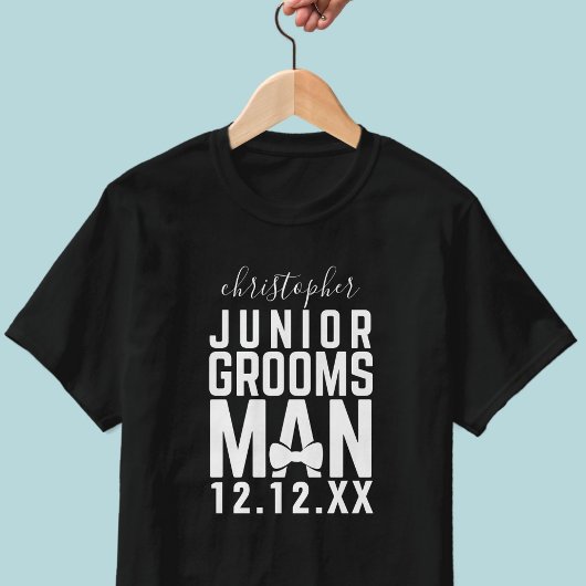 T-shirt voor junior bruidsjonker trouw bruidsfeest