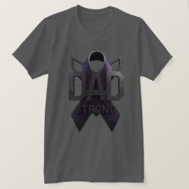 T-shirt voor kankerbewustzijn voor papa – Sterke p