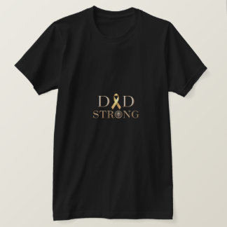 T-shirt voor kankerbewustzijn voor vaders – Sterke