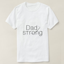 T-shirt voor kankerbewustzijn voor vaders – Sterke