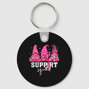 T-shirt voor kankerbewustzijn voor vrouwen Gnomes Sleutelhanger