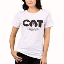 T-shirt voor kattemoeder – Mooie pow met letter ka