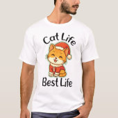 T-shirt voor kattenliefhebbers met de tekst Cat Li (Voorkant)