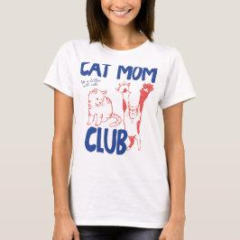 T-shirt voor kattenmoeder