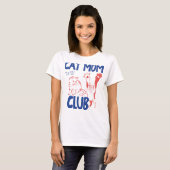 T-shirt voor kattenmoeder (Voorkant volledig)