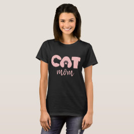 T-shirt voor kattenmoeder – Mooie pow met letter k