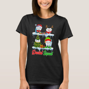 T-shirt voor kerstboomschildpad (Santa Elf Reindee
