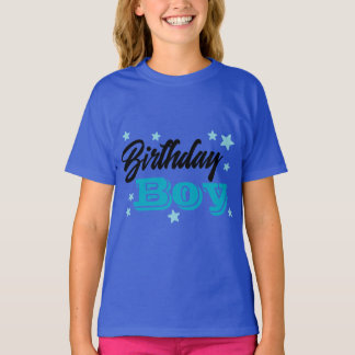 T-shirt voor kinderen in heldere blauwe kleur – Le