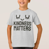 T-shirt voor kinderen "Kindness Matters" – Mopshon (Voorkant)