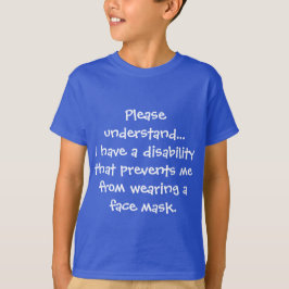 T-shirt voor kinderen met een handicap