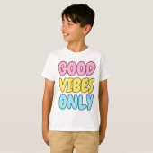 T-Shirt voor Kinderen met Goede Vibes (Voorkant volledig)