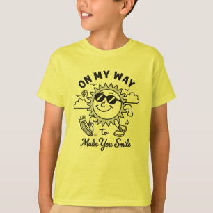 T-shirt voor kinderen met 'Op weg om je te laten g