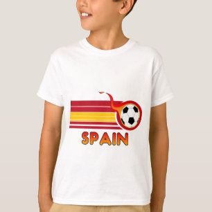 T-shirt voor kinderen met Spaanse voetbalmotieven