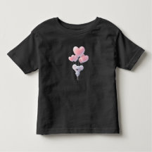 T-shirt voor kinderen met teddybeer en ballon