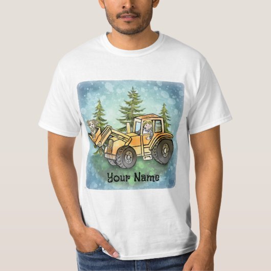 T-shirt voor kinderen met voorlader (Voorkant)