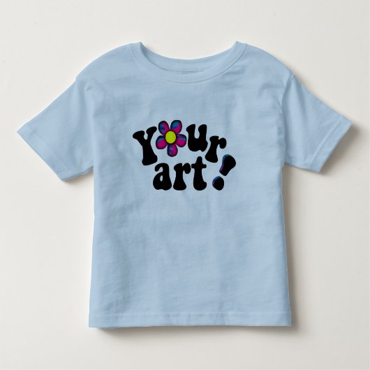 T-shirt voor kinderen met zijn/haar eigen kunstwer (Voorkant)