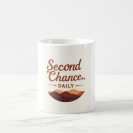 T-shirt voor kinderen 'Second Chance Daily' Koffiemok