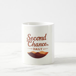 T-shirt voor kinderen 'Second Chance Daily' Koffiemok