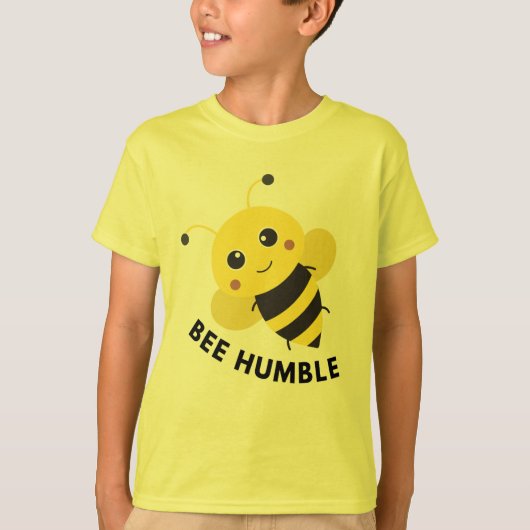 T-shirt voor kinderen wees nederig (Voorkant)