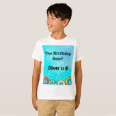 T-shirt voor kinderzwembadfeest (Voorkant volledig)