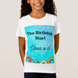 T-shirt voor kinderzwembadfeest