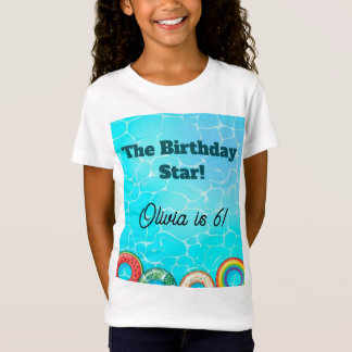 T-shirt voor kinderzwembadfeest