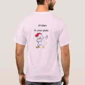 T-shirt voor kip liefhebbers (Achterkant)