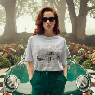 T-shirt voor klassieke auto liefhebbers Legendar