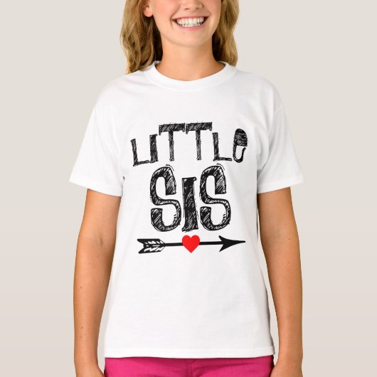 T-shirt voor kleine zus (Voorkant)