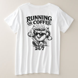 T-shirt voor koffiefanaten: 24/7 op koffie