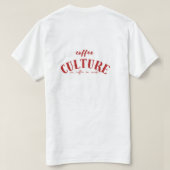 T-shirt voor koffieliefhebbers (Design achterkant)