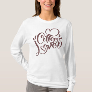 T-shirt voor koffieliefhebbers dames