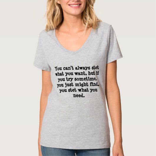 T-shirt voor kopieerredacteurs: (Voorkant)