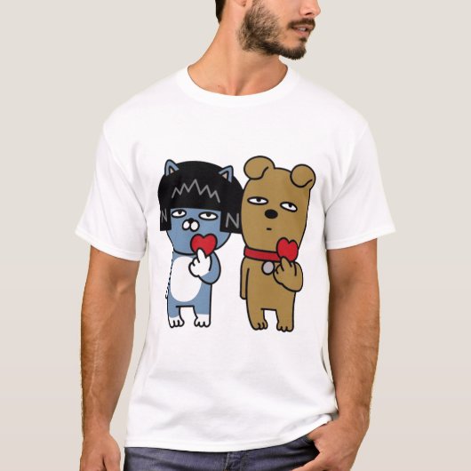 T-shirt voor koppels - Frodo & Neo (Voorkant)