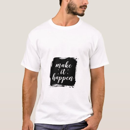 T-shirt voor koppels & geluk (Voorkant)