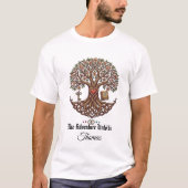 T-shirt voor koppels met gepersonaliseerd 'De avon (Voorkant)